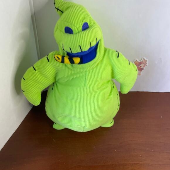 Disney Oogie Boogie Bright Green Nightmare Before Christmas Stuffed Plush Worm - Picture 11 of 11